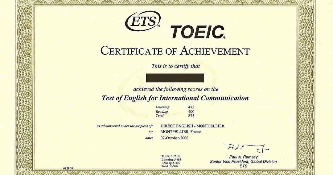 Cách tính điểm Toeic và số điểm nói nên trình độ tiếng Anh của người thi