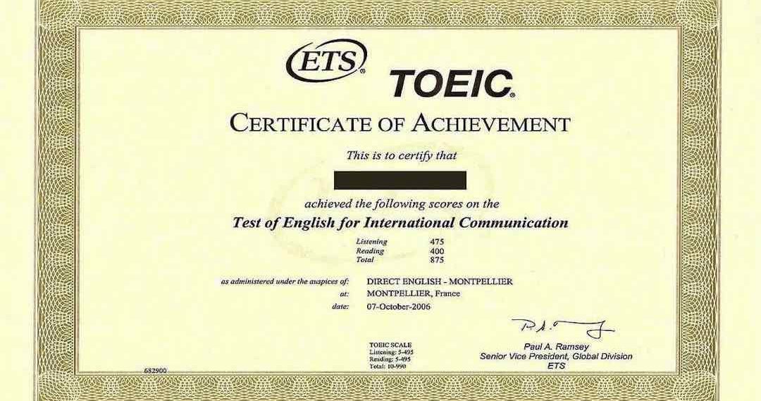 Đăng ký và chuẩn bị lệ phí thi TOEIC