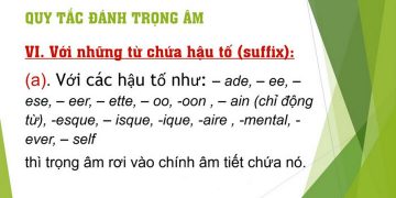 Khái niệm cơ bản về trọng âm tiếng Anh là gì?