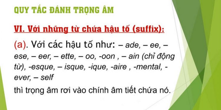 Khái niệm cơ bản về trọng âm tiếng Anh là gì?