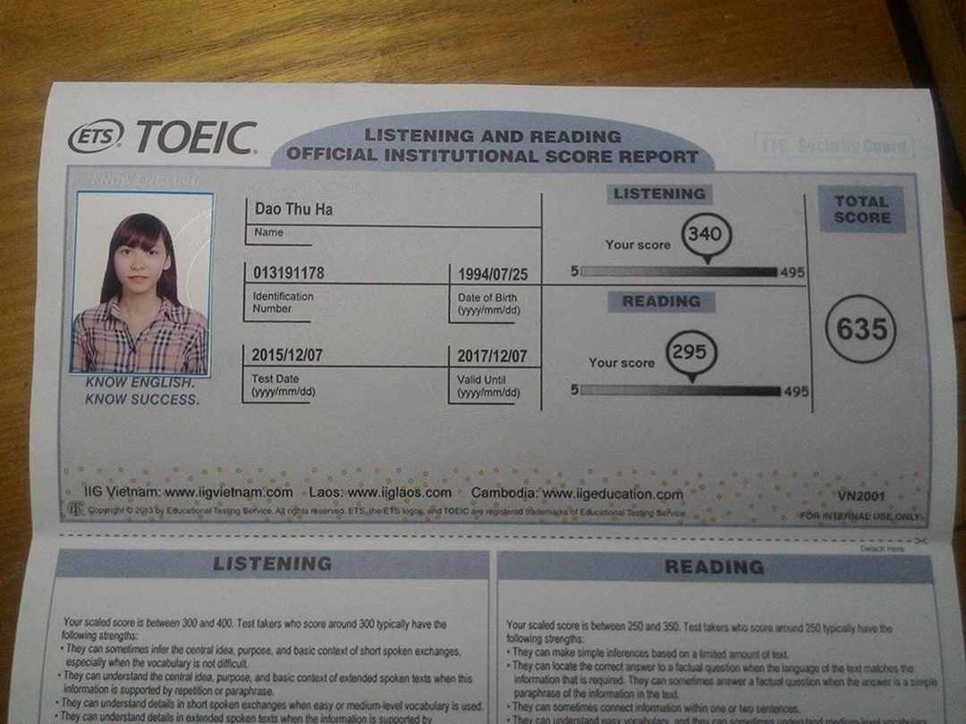 7 lợi ích  có bằng tiếng Anh TOEIC, chứng chỉ TOEIC