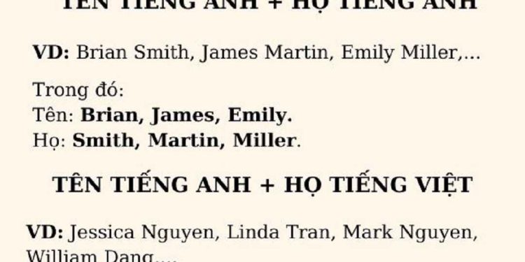 Cách đặt một cái tên hay trong tiếng Anh: Một Bài Viết Hữu Ích